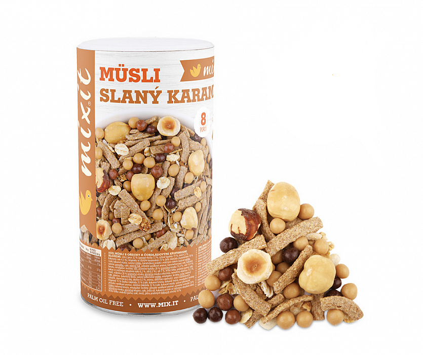 Granola Slaný karamel 550 g Mixit